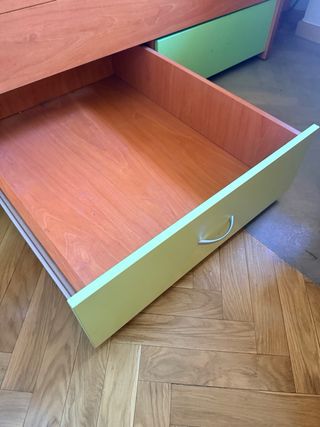 Dormitorio juvenil dos camas