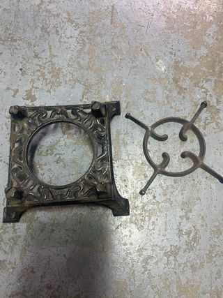 Pie de plancha hierro fundido