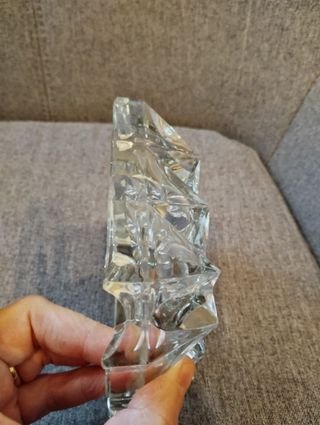 Posacenere Vintage Vetro Lavorato Anni 70