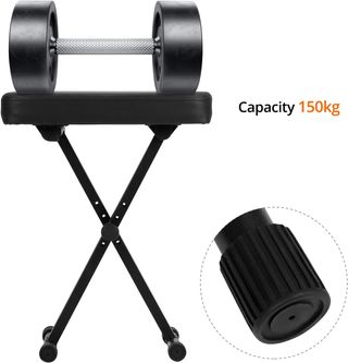 Taburete Plegable Negro