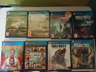 PS4 (PlayStation 4) Negra + 14 Juegos