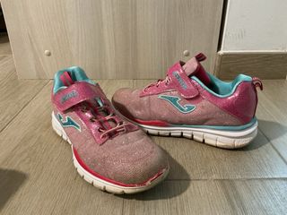 Zapatillas Joma juveniles rosa y turquesa