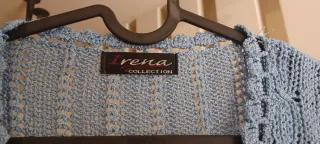 Maglia azzurra con lurex