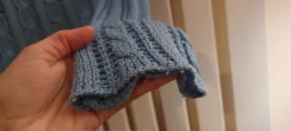 Maglia azzurra con lurex