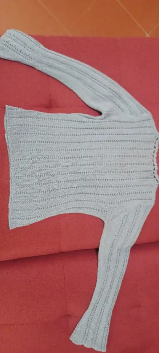 Maglia azzurra con lurex