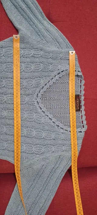 Maglia azzurra con lurex