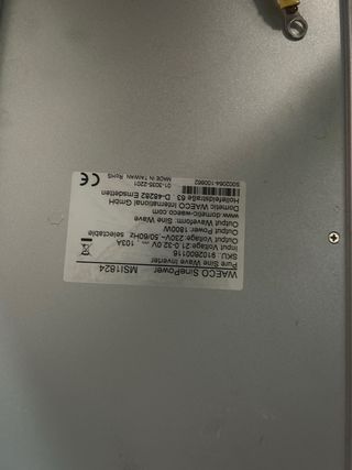 Inversor/Transformador  MSI1824 1800w /230v