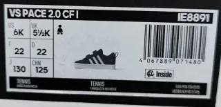 Adidas Sapatilhas Criança Tamanho 22 Novas