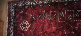 Alfombra Persa Lana Roja