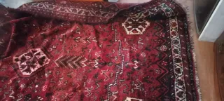 Alfombra Persa Lana Roja