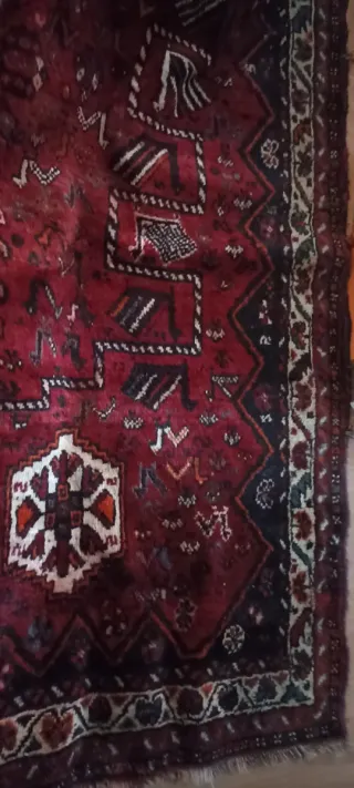 Alfombra Persa Lana Roja