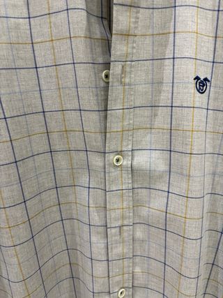 Camisa Toni Pons Cuadros Gris Talla L