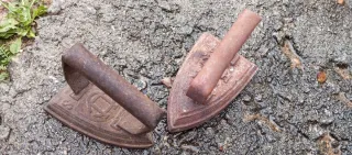 Planchas antiguas de hierro