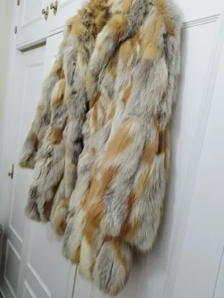 Abrigo de piel auténtica