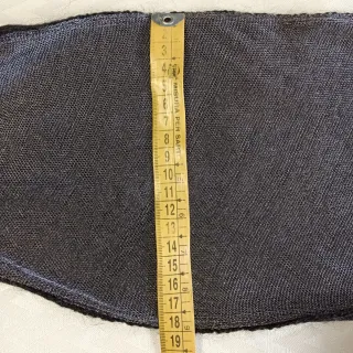 Bufanda reversible gris y negra