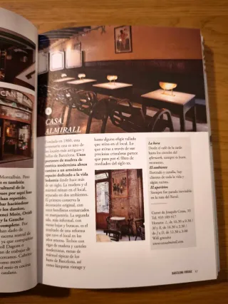 Libro Guía vintage Barcelona