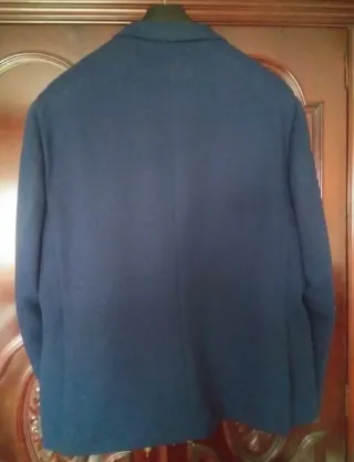 Americana azul marino de dos botones