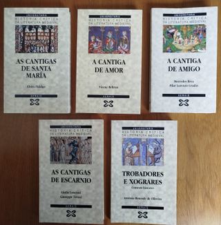 5 libros. Historia Crítica da Literatura Medieval
