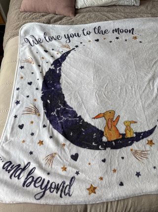 Manta de bebé To the Moon