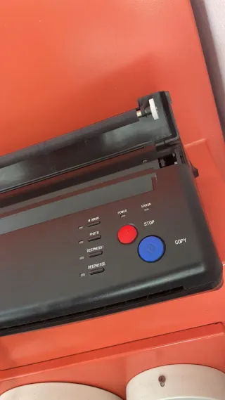 Termo fotocopiadora para calcos tattoo