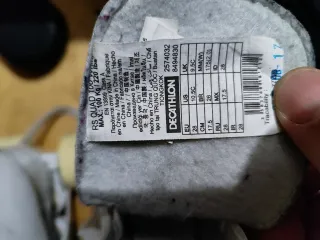 Patines Oxelo Niña blanco y rosa