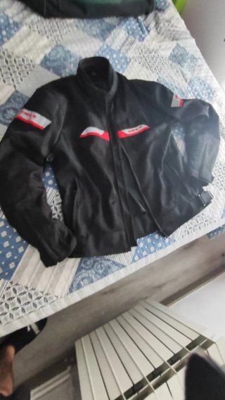 Chaqueta Moto Negra Talla L