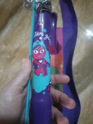 Patinete Oxelo niña rosa y morado