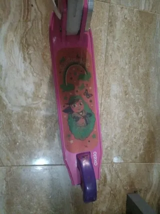 Patinete Oxelo niña rosa y morado