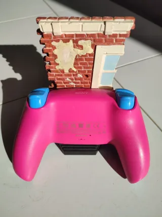 Comando PS5 Customizado Rosa e Azul