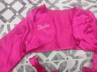 Vestito Barbie Carnevale Rosa Paillettes