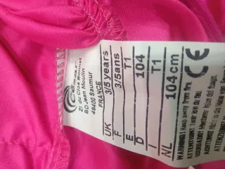 Vestito Barbie Carnevale Rosa Paillettes