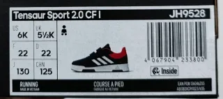 Adidas Sapatilhas Criança Tamanho 22 Novas