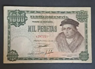 Billetes antiguos S/C