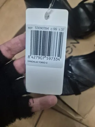 Sandalias Mango Tacón Plataforma Talla 37