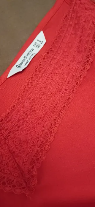 Top lencero encaje talla S