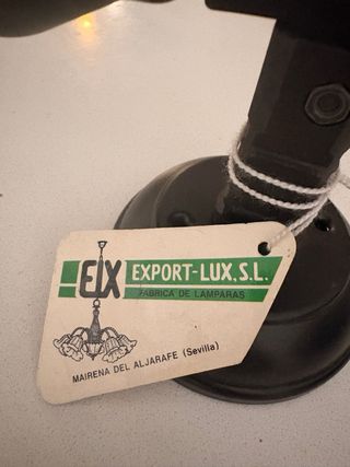 2 Lámparas de pared negras, de Export-Lux