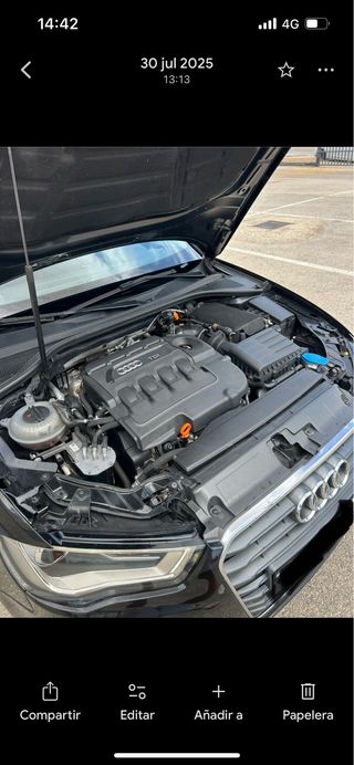 audi a3 año 2013 motor 2.0 - 150cv km 251000
