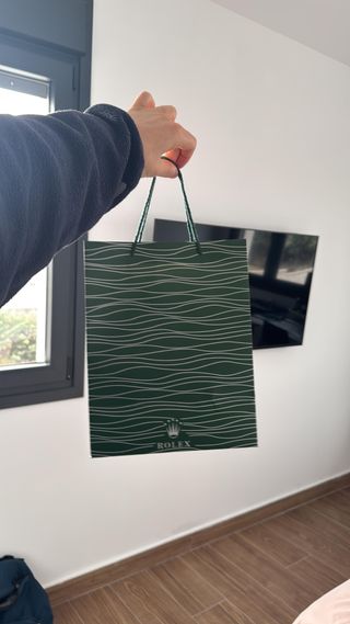 Bolsa de regalo Rolex verde