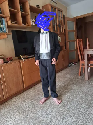 Traje de fiesta niño Talla 7-9 años