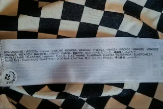 Camiseta manga larga cuadros ajedrez