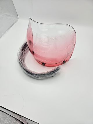 Nuevo:Visera Burbuja Rosa Universal Casco Moto