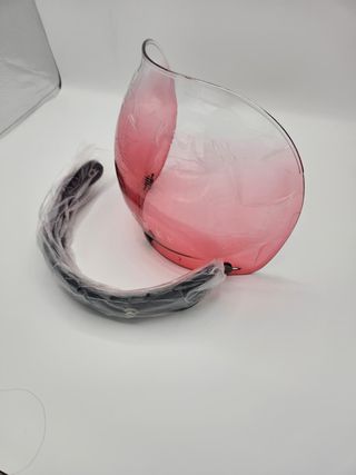 Nuevo:Visera Burbuja Rosa Universal Casco Moto