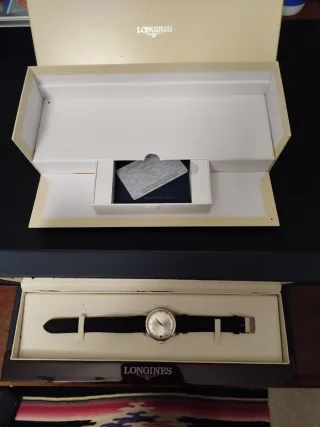 Reloj Longines Clásico Caja y Documentación