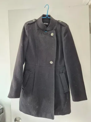 Chaquetón negro militar