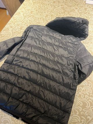 Chaqueta Zara Plumas Negra Mujer