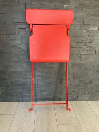 Sedia pieghevole da esterno IKEA SUNDSÖ rossa