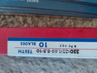 10 Hojas Sierra Alternativa NACHI JAPAN