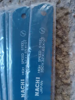 10 Hojas Sierra Alternativa NACHI JAPAN