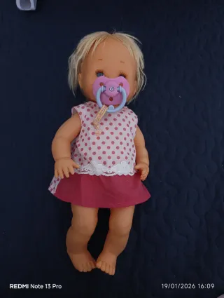 Cuna Nenuco Rosa con Peluche Oso