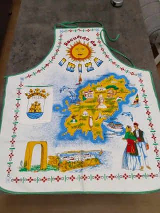 Delantal recuerdo Ibiza.